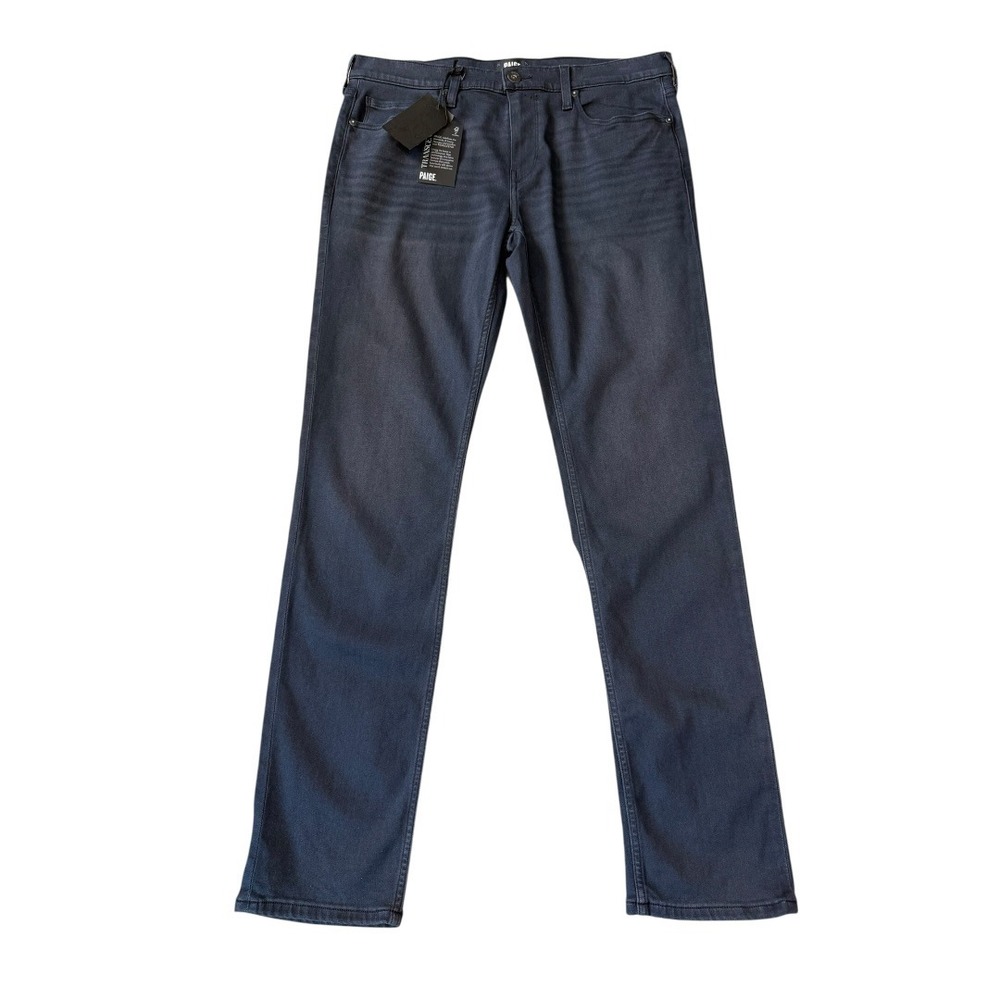 Paige Lennox Slim Fit Jeans‎ Mens 34 Coburn Dark Wash Transcend Denim WB253